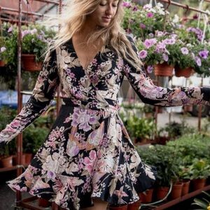 Spell and the Gypsy Collective Blue Skies Wrap Dress